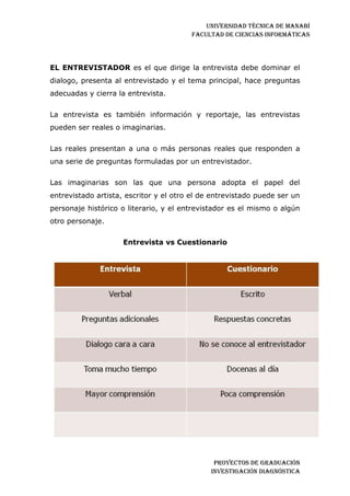 Investigación diagnostica