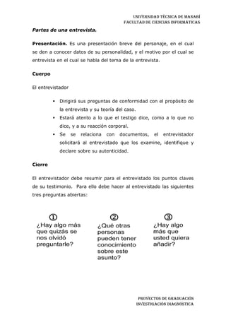 Investigación diagnostica