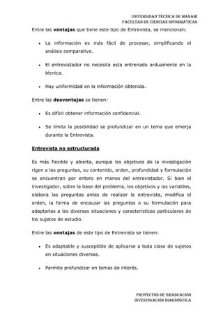 Investigación diagnostica