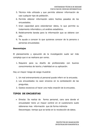 Investigación diagnostica