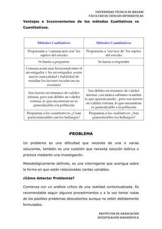 Investigación diagnostica