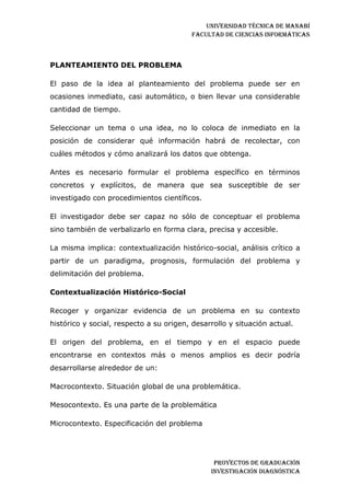 Investigación diagnostica