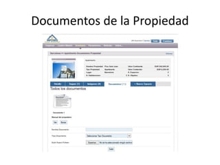 Documentos de la Propiedad
 