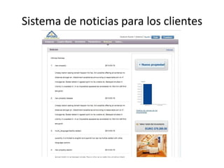 Sistema de noticias para los clientes
 