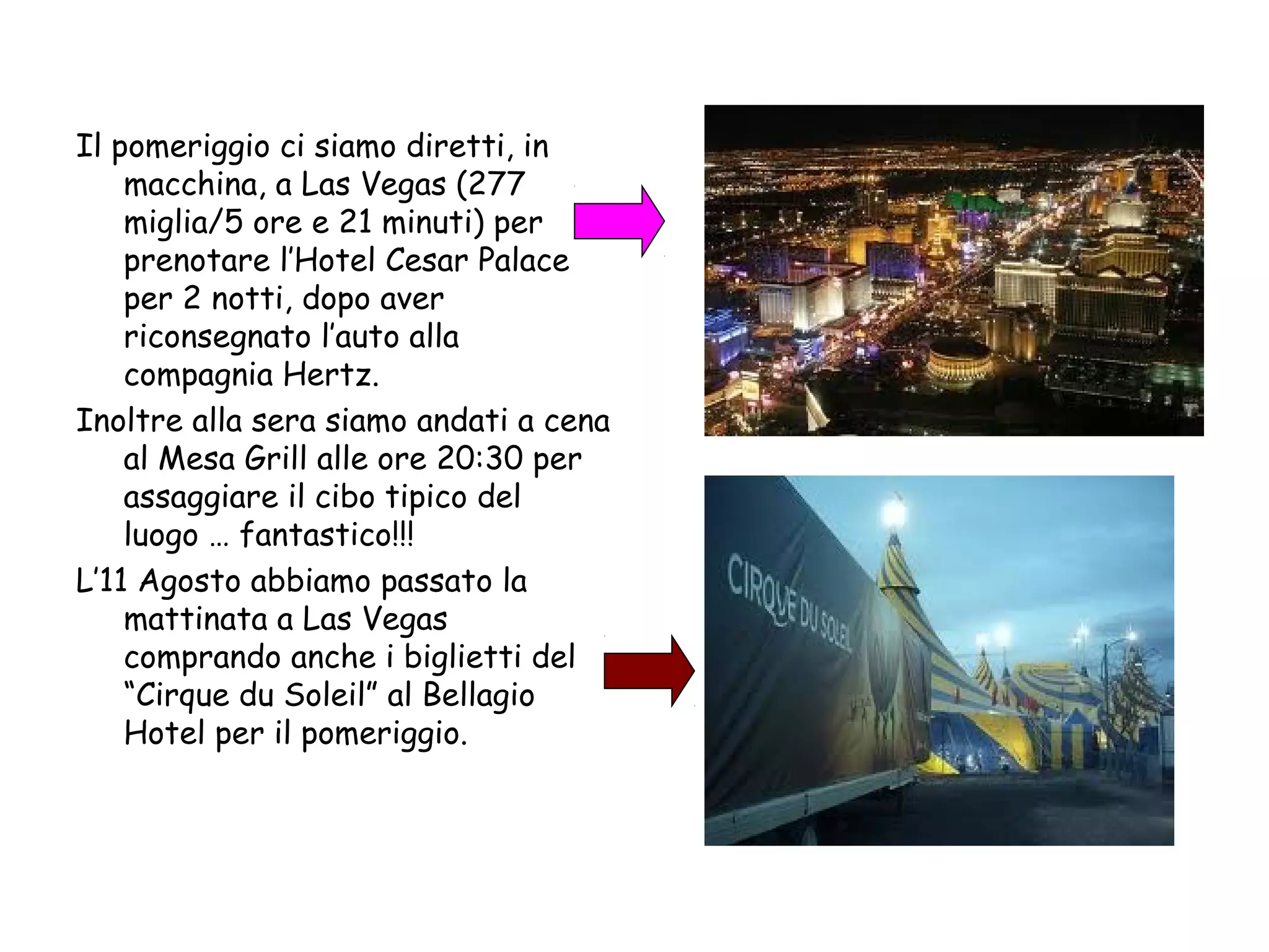il viaggio negli usa dal pacifico all'atlantico