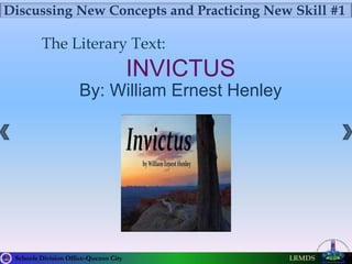 Analysis of Invictus by William Henley | PPTX