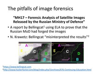 Presentation of the InVID technologies for image forensics analysis | PPT
