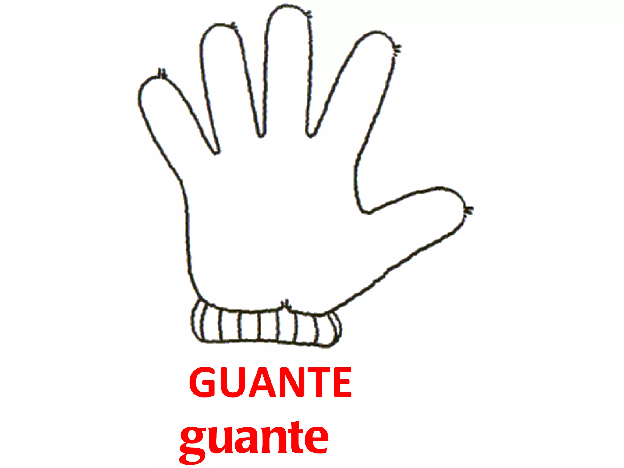 GUANTE guante 