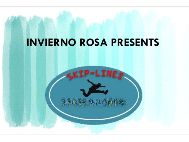 Pitch Presentation Skip Lines By Invierno Rosa
