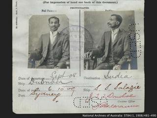 National Archives of Australia: ST84/1, 1908/481-490
 