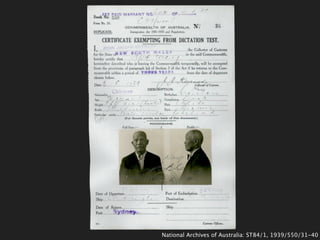 National Archives of Australia: ST84/1, 1939/550/31-40
 