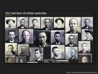 http://invisibleaustralians.org/faces/
 
