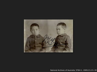 National Archives of Australia: ST84/1, 1909/21/21-30
 