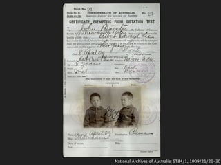 National Archives of Australia: ST84/1, 1909/21/21-30
 