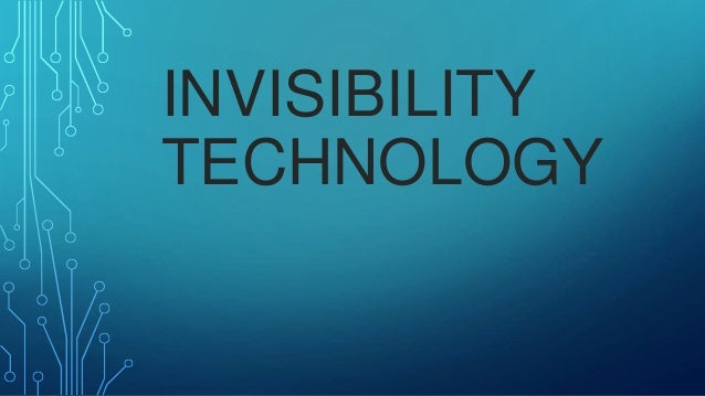 invisibility ppt