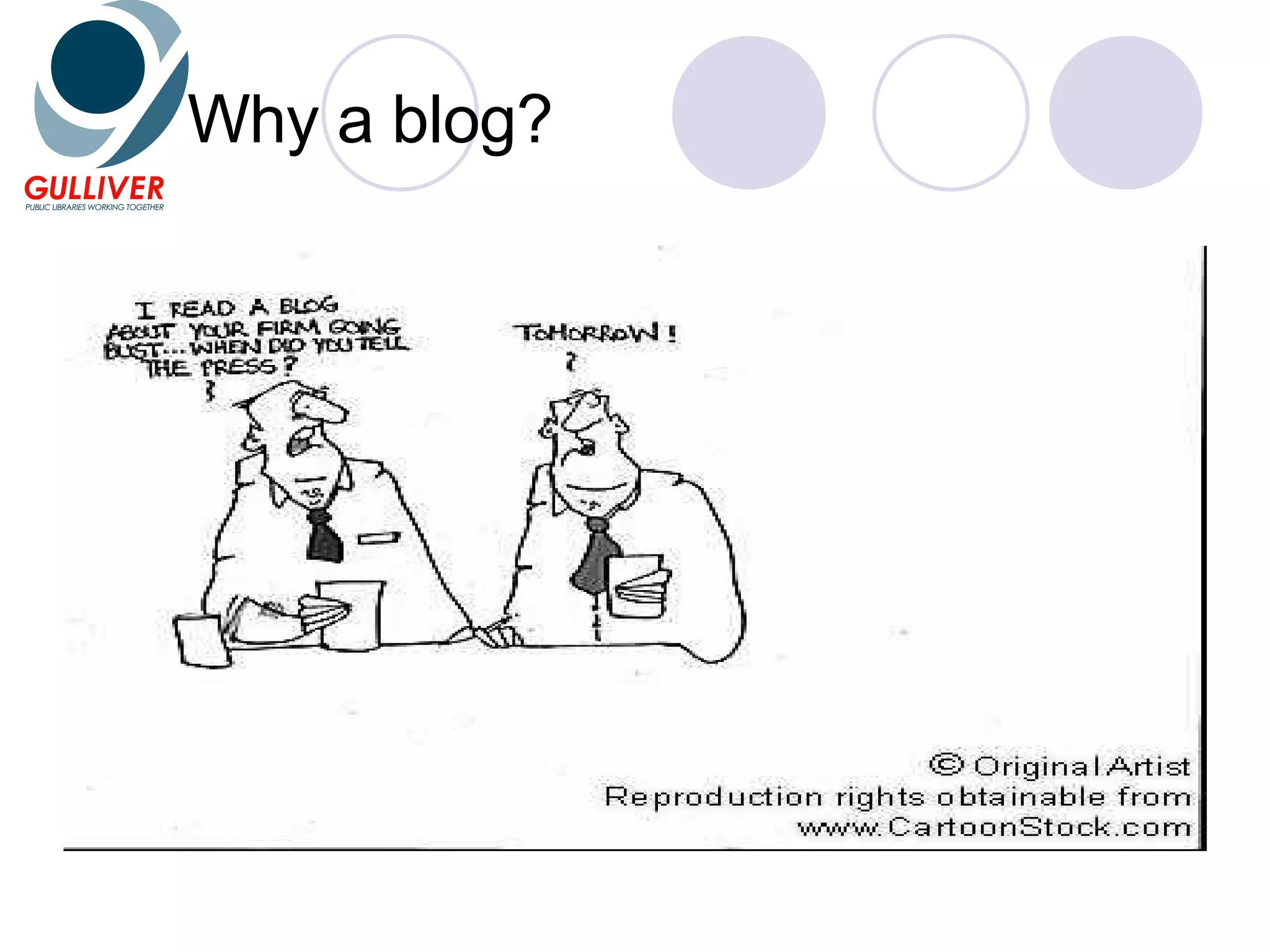 Why a blog?