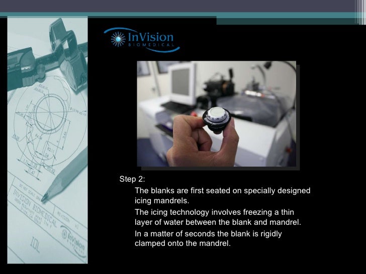 Ophthalmic Lens Design Prototype Facility InVision Biomedical