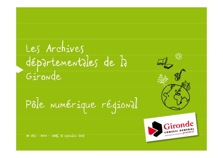 Archive Départementale De La Gironde En Ligne