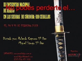 No podés perderte el…   