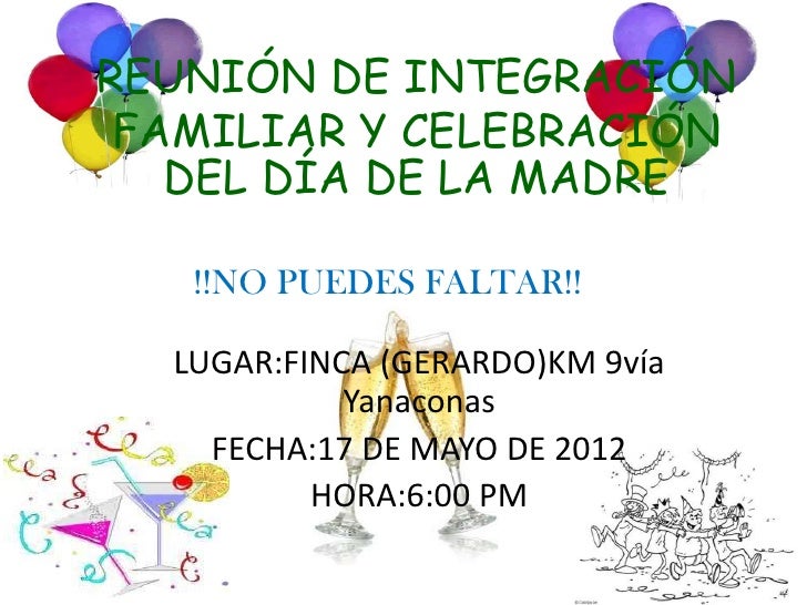 invitacion de integracion familia invitacion de integracion familia