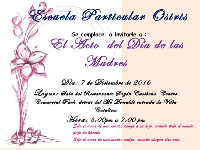 images Invitaciones Para Celebrar El Dia De Las Madres invitacion del dia de las madres