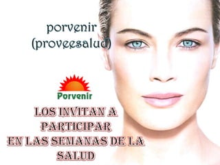 Fonade, fondecol y porvenir(poveesalud) Fonade, Fondecol y porvenir (proveesalud) porvenir  (proveesalud) Los invitamos a participar en las semanas de la salud  Los invitan a participar en las semanas  De la Salud  Los invitan a participar  en las semanas de la Salud  