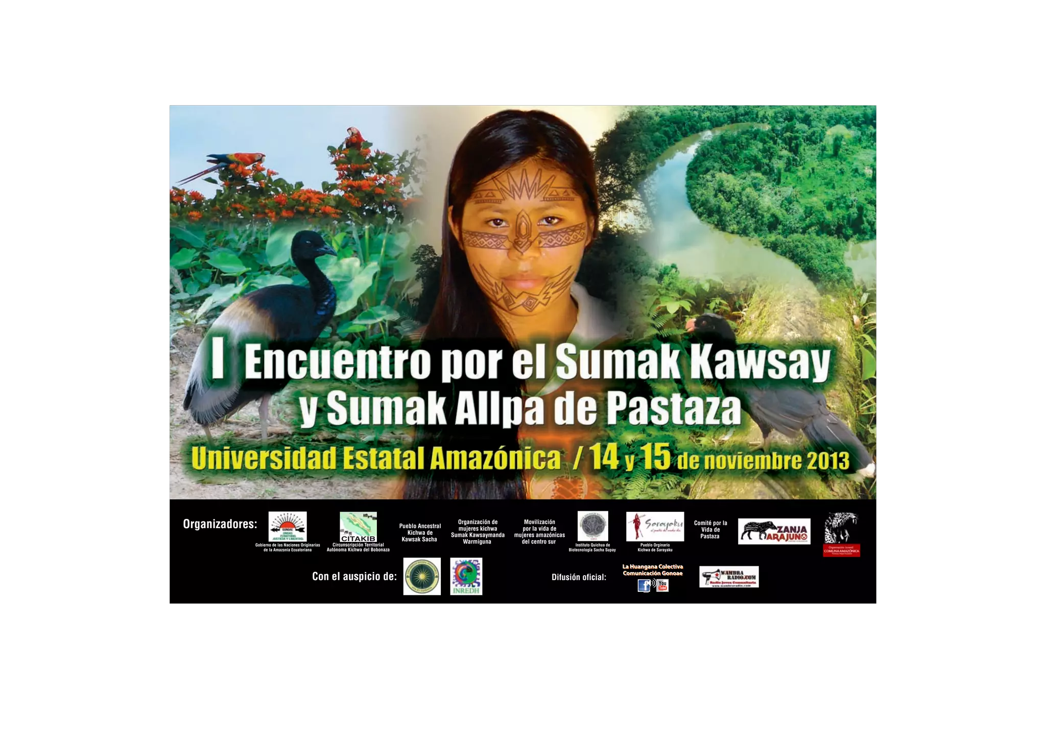 I Encuentro por el Sumak Kawsay y el Sumak Allpa de Pastaza/I Encuentro