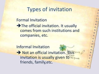 Invitation | PPTX | Wedding | Personal Celebrations & Life Events