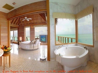 if you happen to have bad reception on tv the satelite control is behind tub..
 