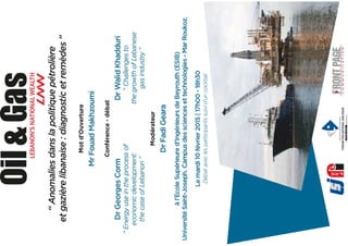 Oil & Gas at ESIB - Invitation