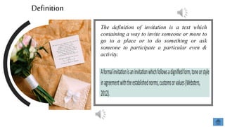 Invit Meaning Invitation | PPTX