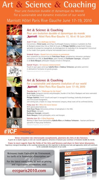 Invitation icf ECC Paris 2010 emailing