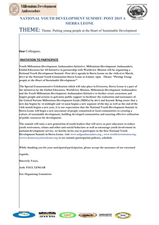 Invitation letters | PDF