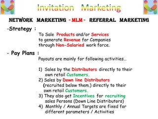 Invitation Marketing - Income Plan | PDF