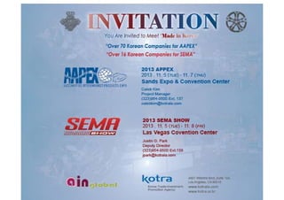 Invitation: Meet "Made in Korea"