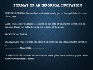 Invitation card/text as Functional Text.pptx