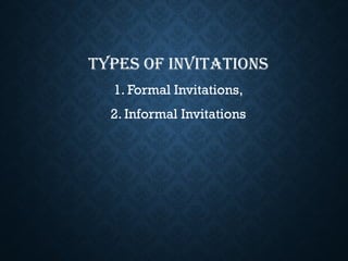 Invitation card/text as Functional Text.pptx
