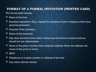 Invitation card/text as Functional Text.pptx