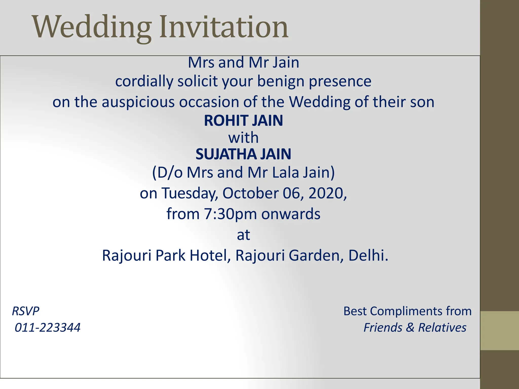 English class 12 invitations and replies pptx PPT