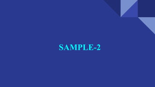 SAMPLE-2
 