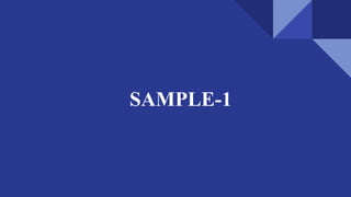 SAMPLE-1
 