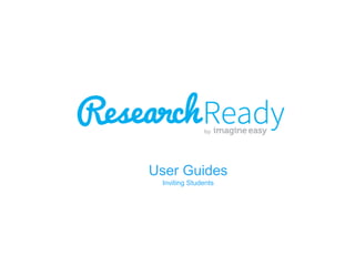 User Guides
Inviting Students

 