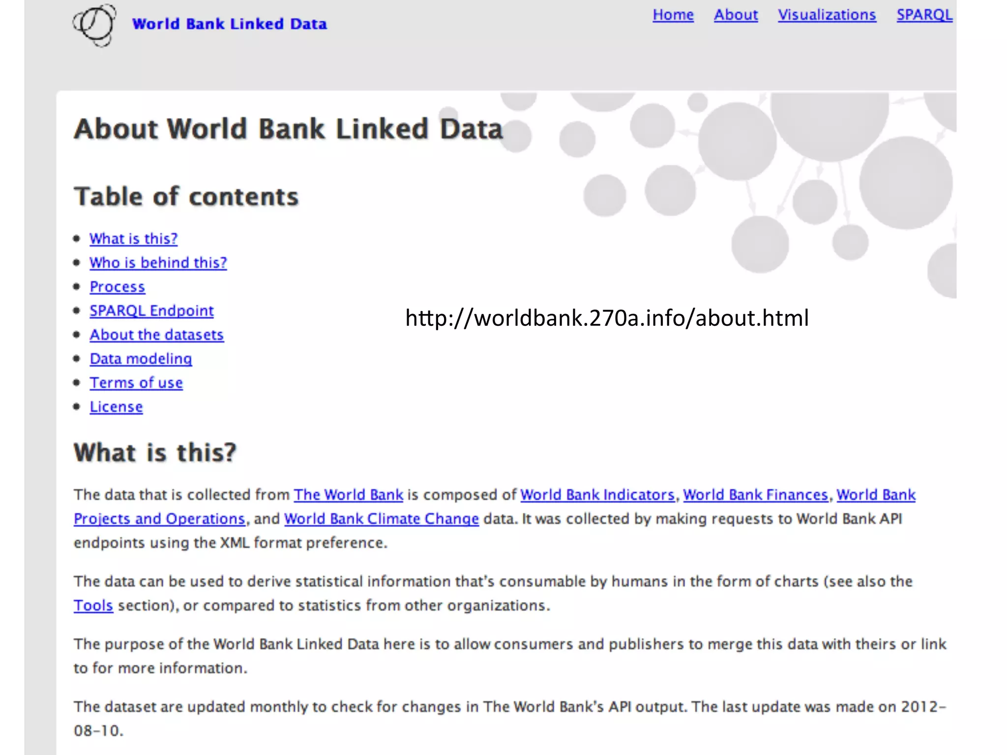 h1p://worldbank.270a.info/about.html	
  

 