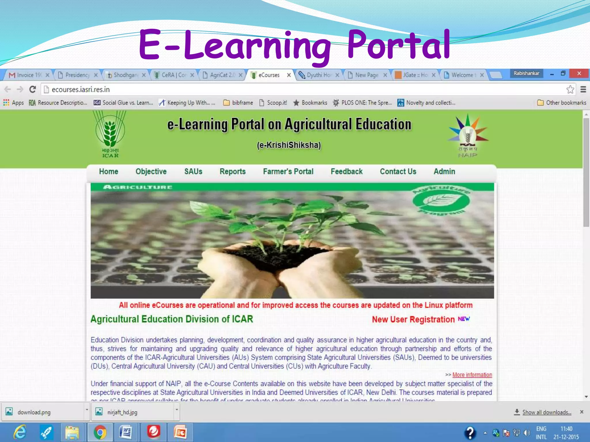 E-Learning Portal
 