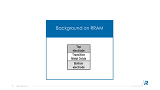 RRAM Status and Opportunities | PDF