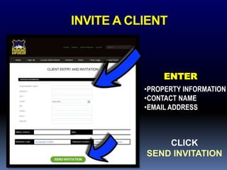 Inviting clients to your network | PPTX