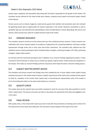 In vitro diagnostics (ivd) market | PDF