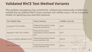 In Vitro Eye Irritation Testing Using OECD Guideline 492 and RhCE ...