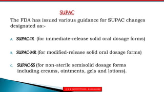 Supac Guidelines.pdf IN VIVO AND SCALE-UP PROCESS APPROVAL CHANGES.pptx