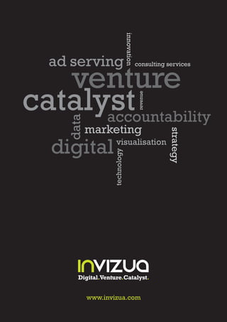 Digital.Venture.Catalyst.
www.invizua.com
Invizua4ppDev 5/11/10 14:18 Page 2
 